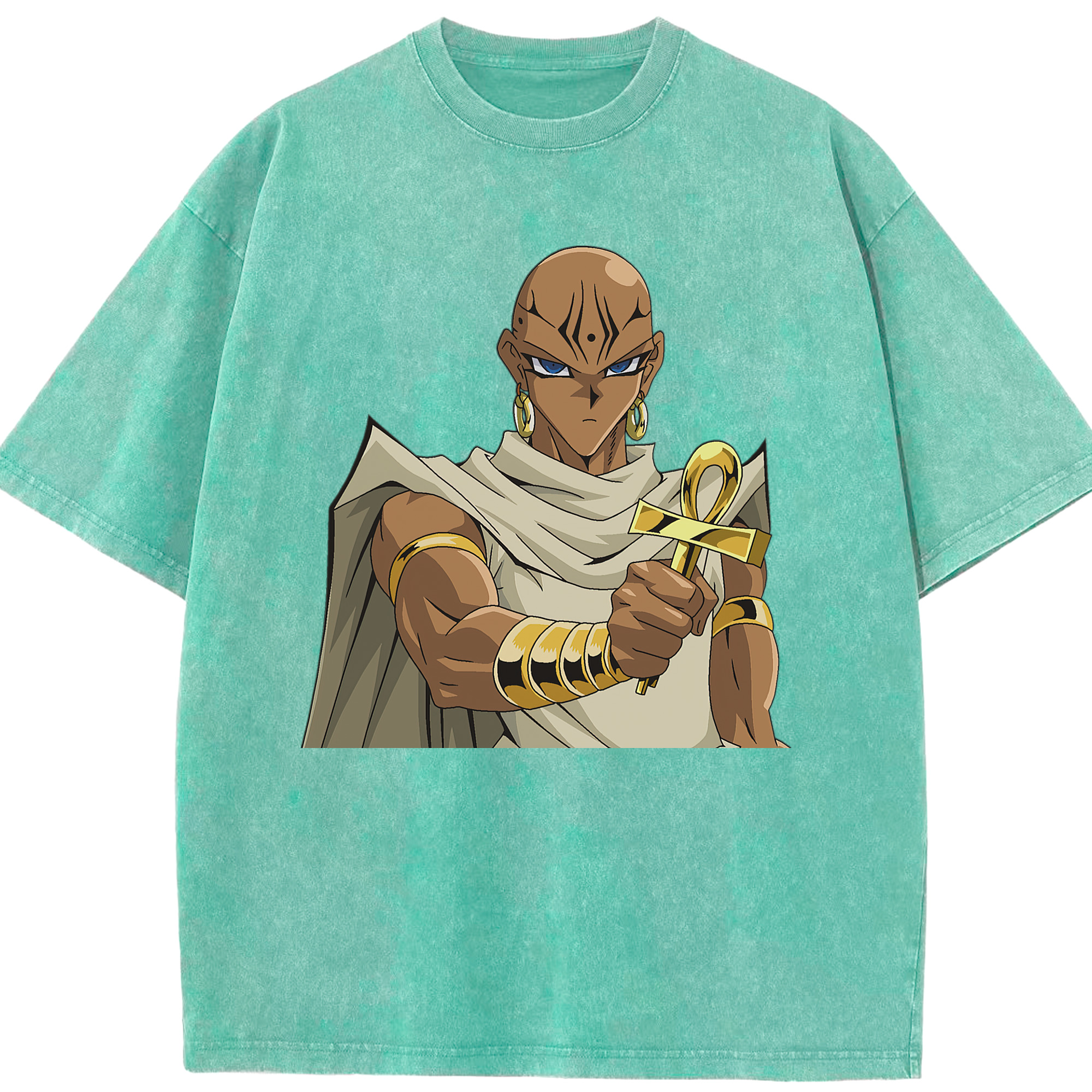 （画像用） 遊☆戯☆王 Yu-Gi-Oh! 綿100% ヴィンテージ風 半袖Tシャツ（フロントプリント）
